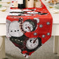 Christmas decorations knitting cloth table flag