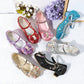 Girls princess leather shoes - Enfance-Heureuse