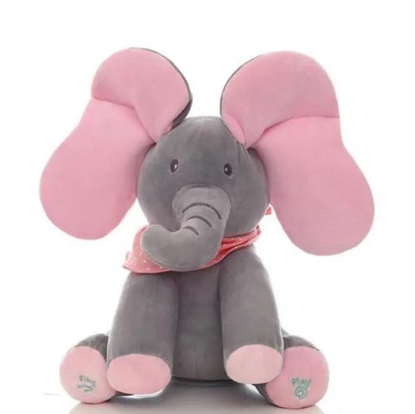 Peek-UN-Boo D'éléphants Interactifs En Peluche Jouet - Enfance-Heureuse