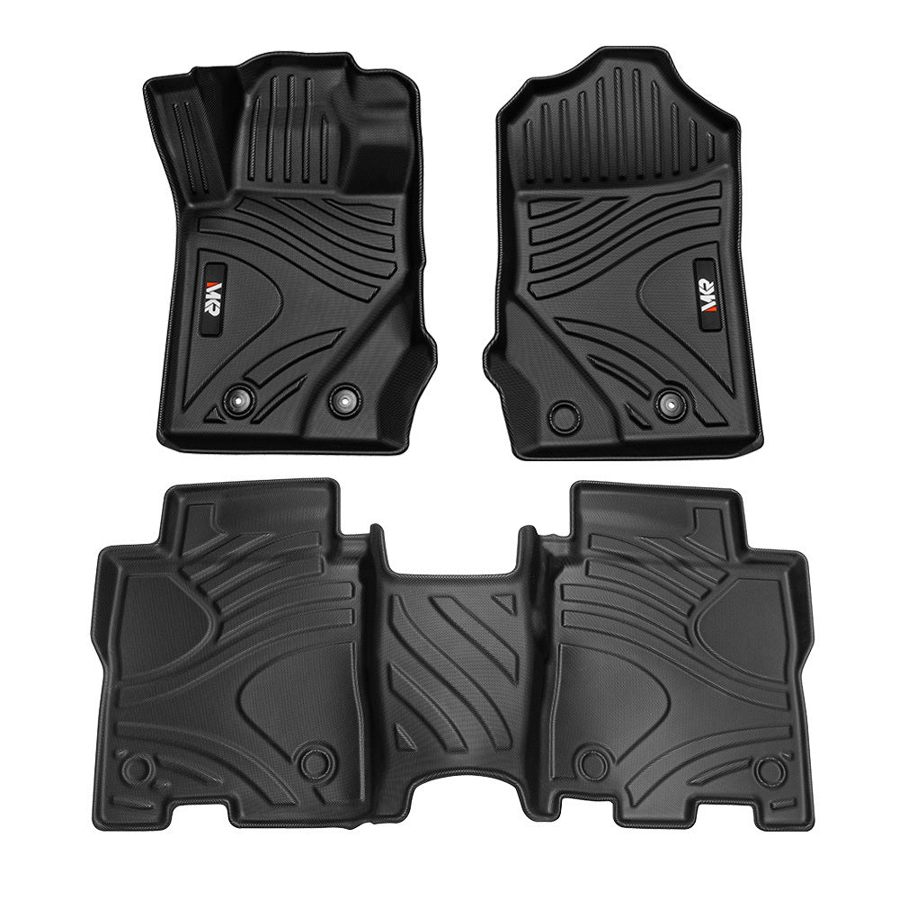 MKR Car Floor Mats For 2021-2023 Ford Bronco 3D TPE All-Weather Floor Mats - Full Set Interior Car Accessories All-Weather - Enfance-Heureuse