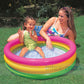 Fluorescent three-ring inflatable pool ball pool - Enfance-Heureuse