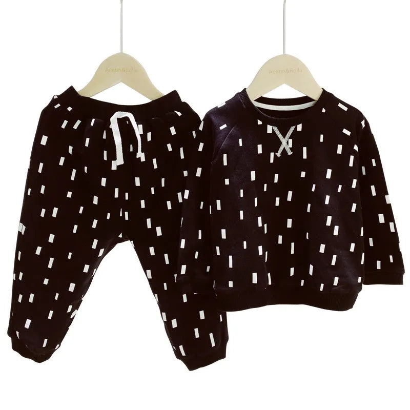 Automne enfants pantalons de survêtement - Enfance-Heureuse