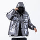 Dark Reflective Cargo Parkas Jackets Mens Hip Hop Streetwear Padded Jackets Harajuku Windbreaker Parka Coats Techwear - Enfance-Heureuse