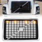 VOLVO, 2004-2017, VNL, Grille, US Version, Chrome Black, With Insect-proof Net, Revised - Enfance-Heureuse
