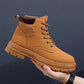 Mens Winter Boots Chunky Mid Heel Shoes Fashion Ankle Boots - Enfance-Heureuse
