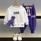 Boys Sweater Suit Clothes Fashionable Children Korean Style - Enfance-Heureuse