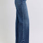 Judy Blue Full Size Raw Hem Mid Rise Jeans