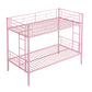 METAL BUNK BED Twin Over Twin - Enfance-Heureuse
