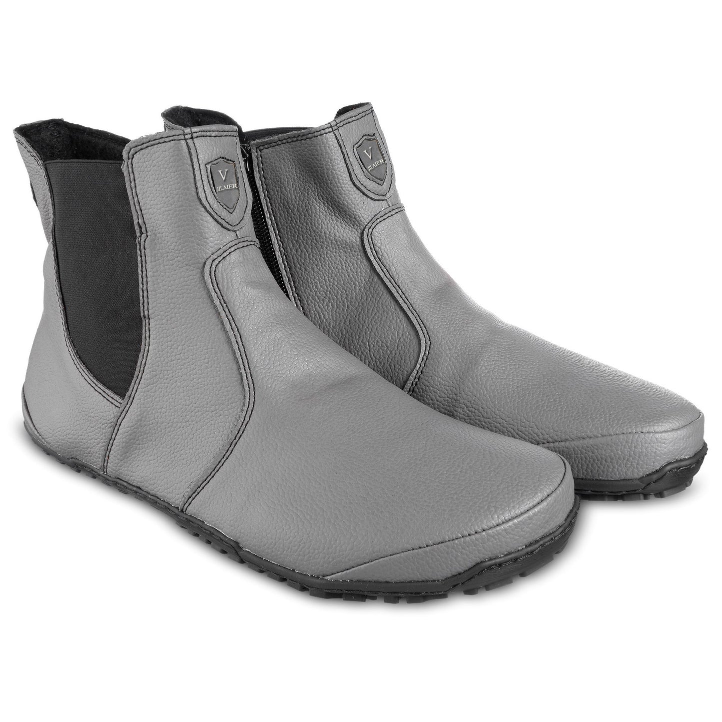 Fashion Men And Women Wear Round Toe Color-blocking Single Boots - Enfance-Heureuse