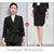 Long Sleeve Small Suit Collar Coat Women's Shirt Pants Suit - Enfance-Heureuse