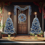 Pre-lit Christmas Tree Artificial Christmas 4-piece Set - Enfance-Heureuse