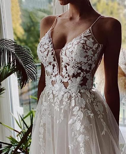 Women's Wedding Dress Lace Strap Backless - Enfance-Heureuse