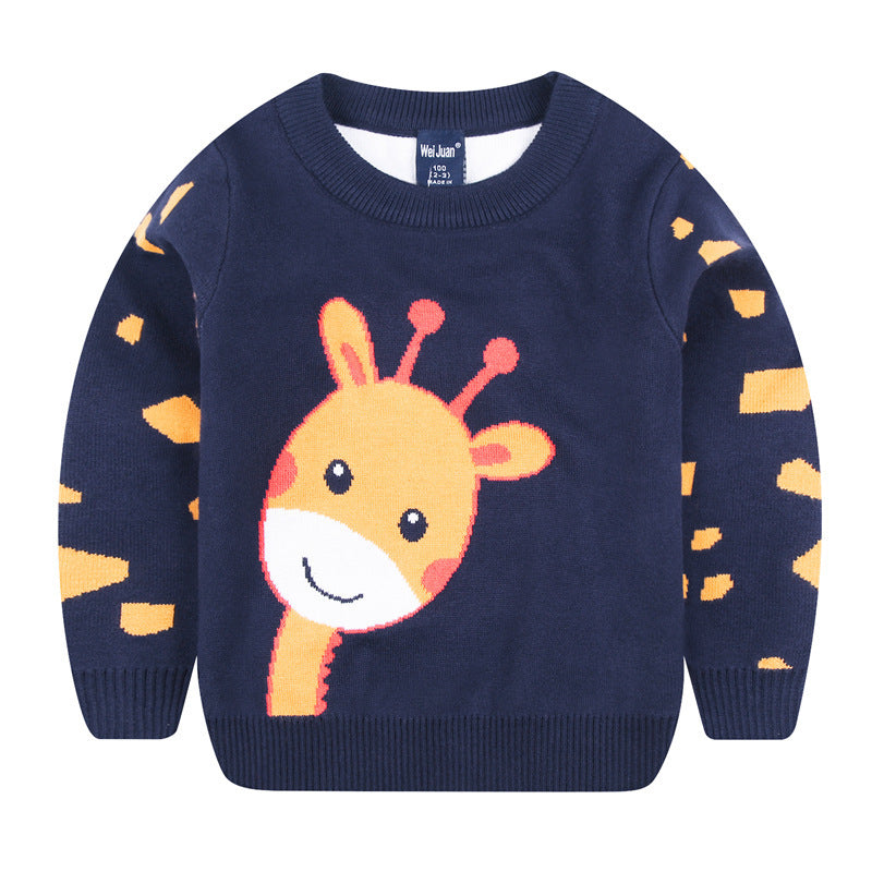 Children cartoon sweater - Enfance-Heureuse