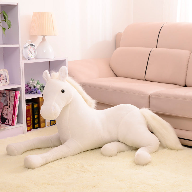 Children's plush toy horse doll - Enfance-Heureuse