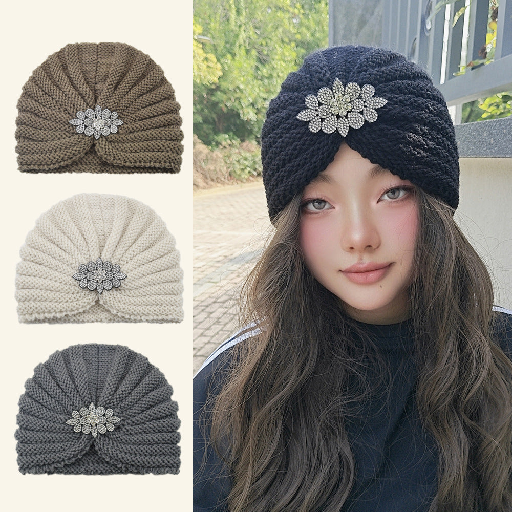 Sombrero con capucha musulmán indio de moda para mujer