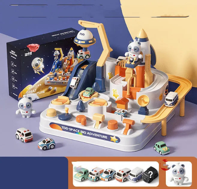 Puzzle Voiture Piste Train Garçons Et Filles Jouets De Voiture Piste Enfants Jouet - Enfance-Heureuse