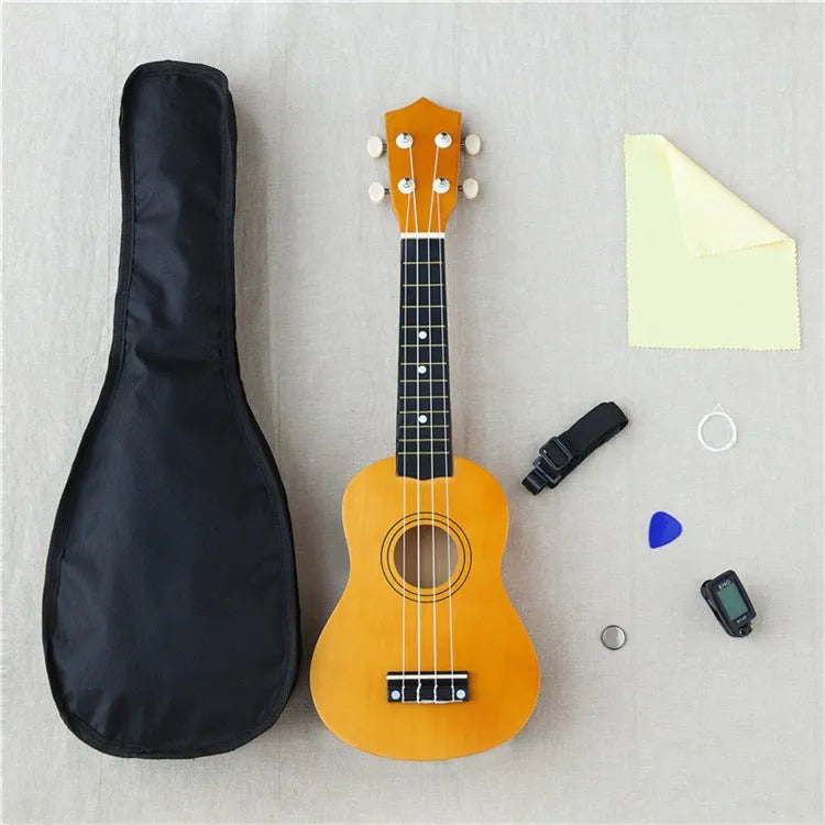 21 inch wooden ukulele - Enfance-Heureuse