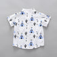 Triangle Short Sleeve Shirt Suit - Enfance-Heureuse