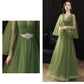 Green Wedding Dress Guzheng Art Examination Solo - Enfance-Heureuse