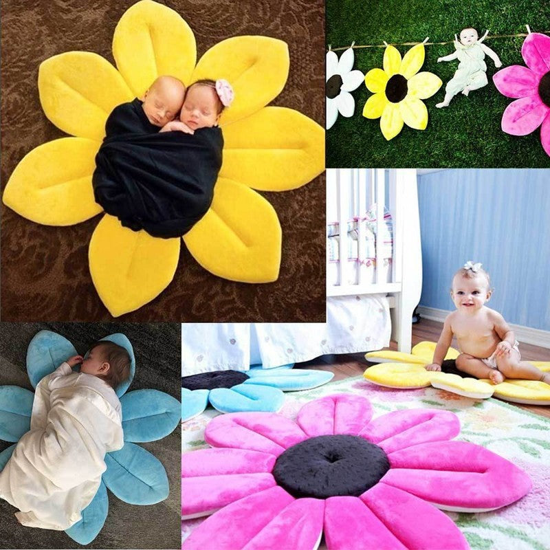 Sunflower For Baby Bath, Baby Sunflower Mat - Enfance-Heureuse