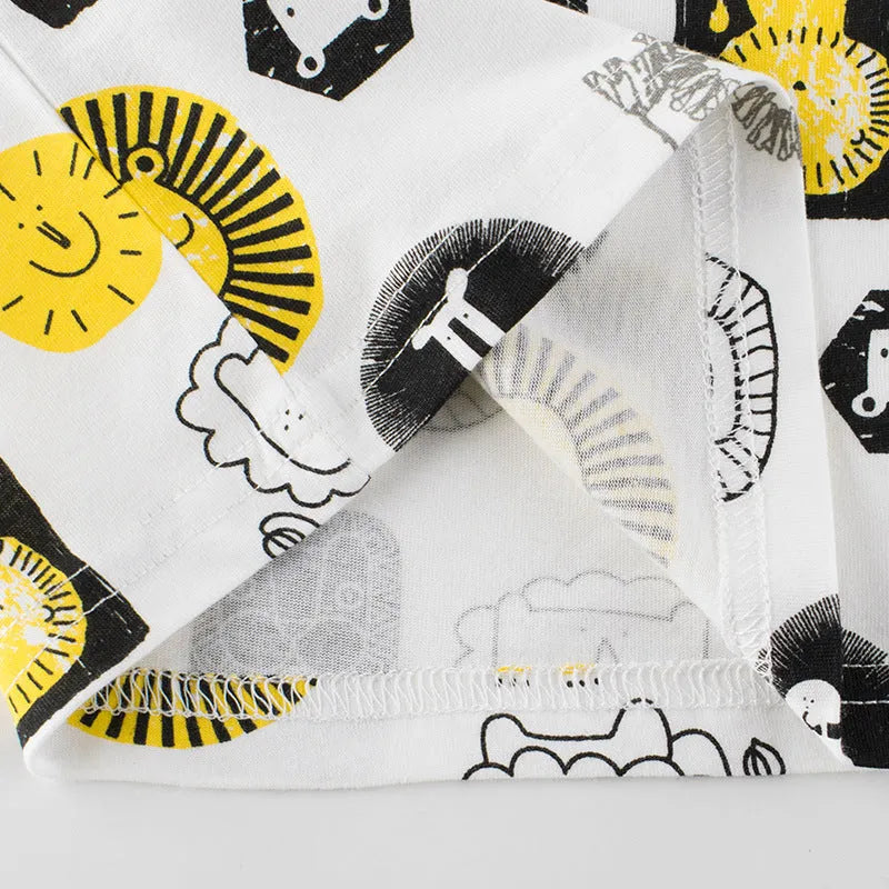 Children's Summer New Boys Short Sleeve T-shirt - Enfance-Heureuse