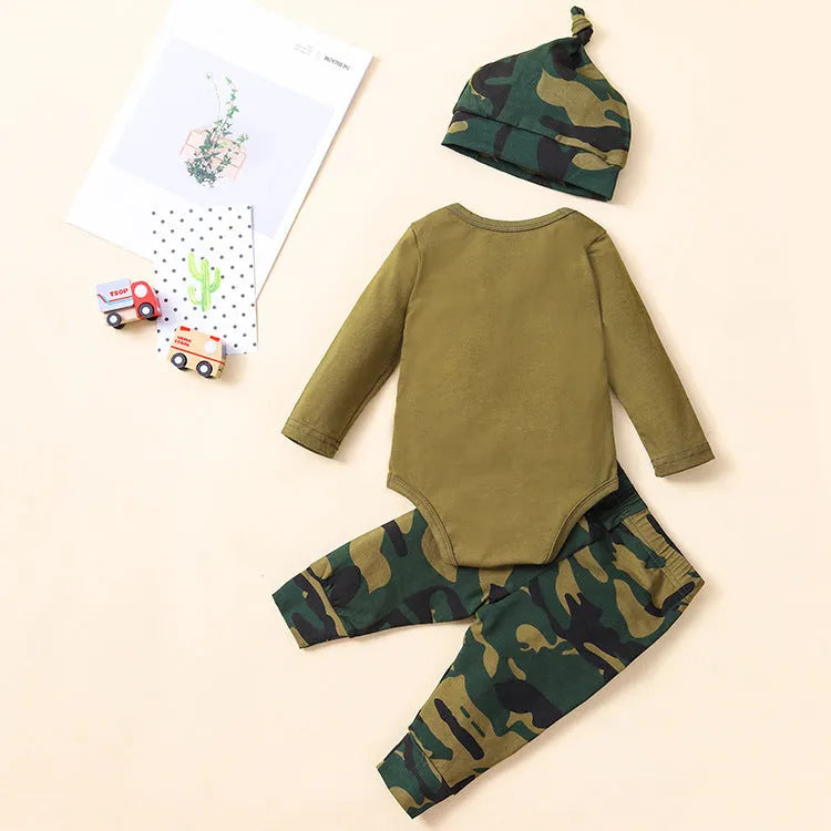 Vente chaude Bébé Automne Camouflage Sac Pet Vêtements - Enfance-Heureuse