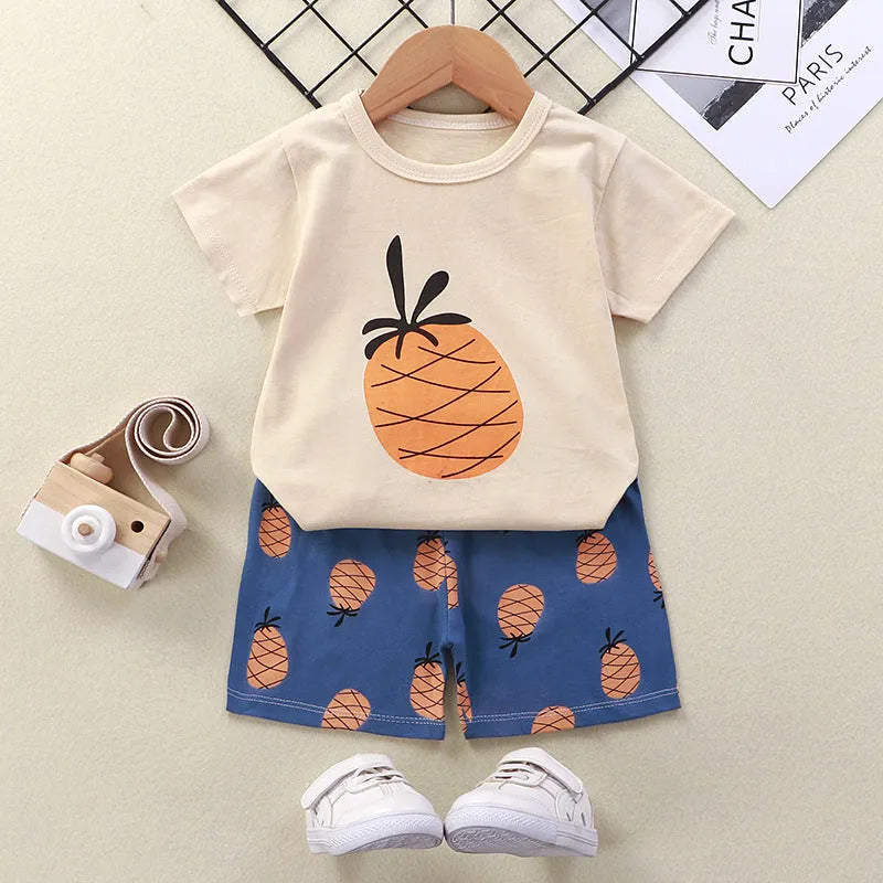 Cotton T-shirt Women Treasure Summer Shorts Baby Clothes Manufacturer - Enfance-Heureuse