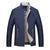 J16-Spring Autumn Jacket Mens Middle Age Business Casual Thin Coat Men Stand Collar Jacket - Enfance-Heureuse