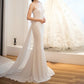 Mid-waist Dream See-through Super Fairy Light Wedding Dress - Enfance-Heureuse