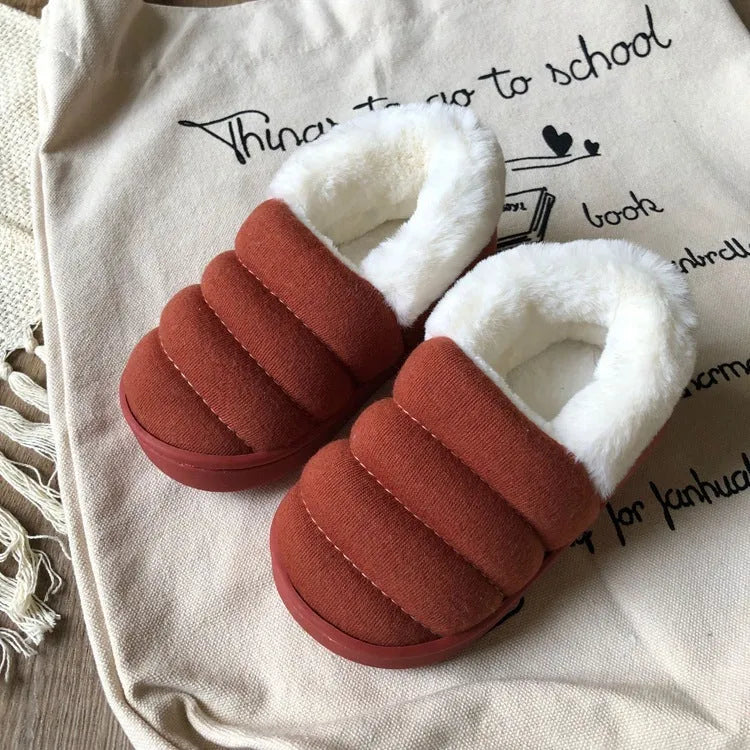 Candy Color Children Cotton Slippers Indoor And Outdoor Home Shoes Boys Girls - Enfance-Heureuse