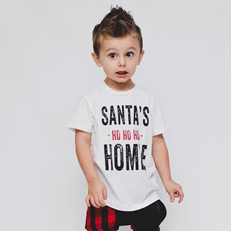 Letter print t-shirt - Enfance-Heureuse