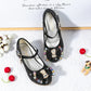 Girls princess leather shoes - Enfance-Heureuse