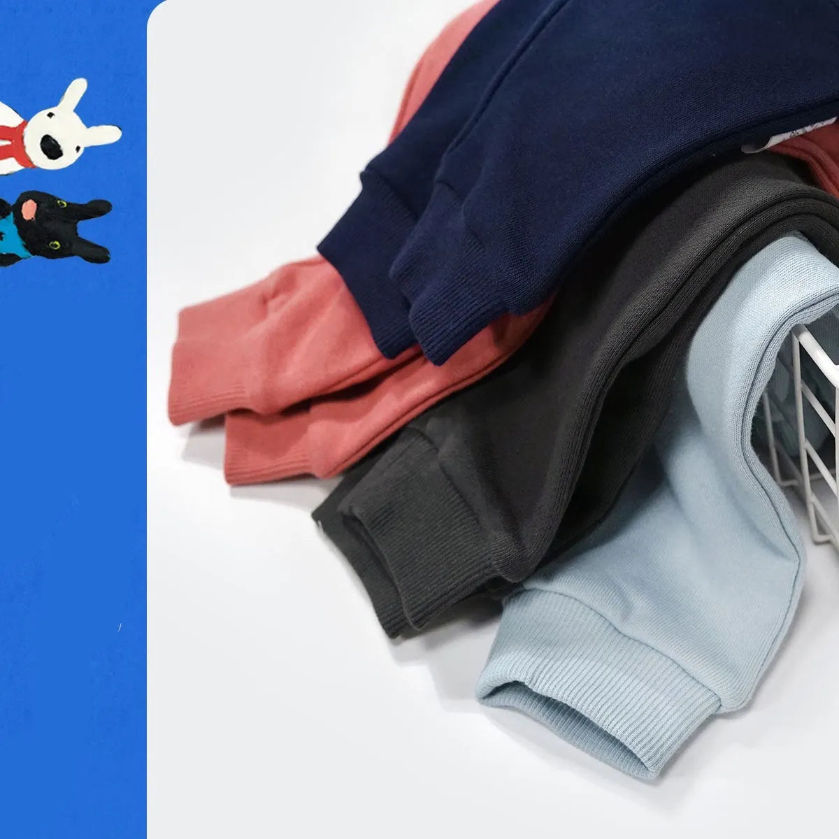 Solide Couleur Haute-taille Pour Garçons Et Filles Occasionnels Pantalon - Enfance-Heureuse