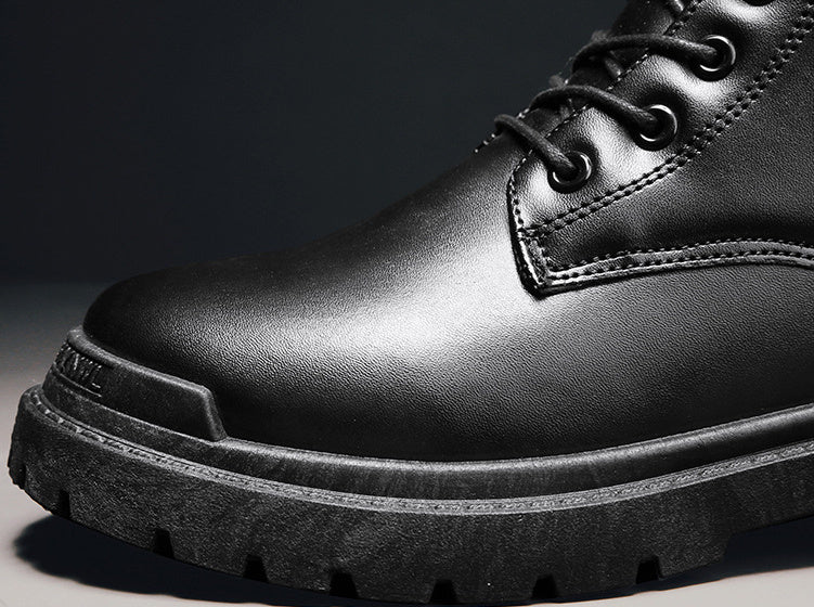 Martin Boots Men's Shoes Velvet Thermal And Thickening Cold-proof - Enfance-Heureuse