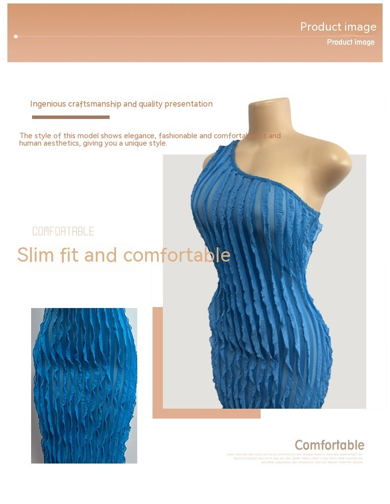 Robe fourreau taille haute dos nu