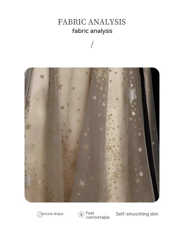 Women's French Light Luxury And Luxurious Black Evening Dress - Enfance-Heureuse