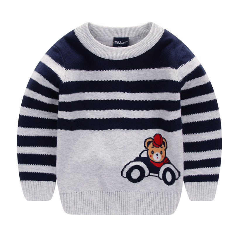 Children cartoon sweater - Enfance-Heureuse