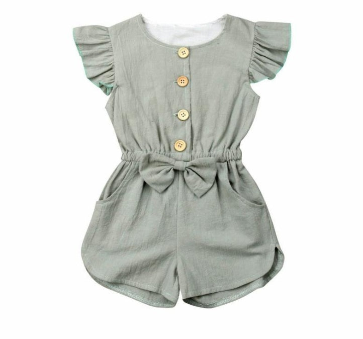 Toddler Girl Clothes Kids Baby Girls Summer Ruffles Sleeve - Enfance-Heureuse