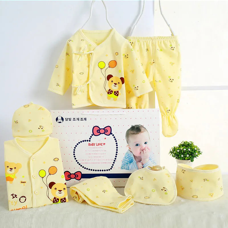 Ensemble cadeau nouveau-né pur coton produits maternels et bébés - Enfance-Heureuse