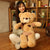 Plush toy ribbon teddy bear doll hugs bear dolls to give girls birthday gifts - Enfance-Heureuse