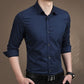 Brand Fashion Male Shirt Long-Sleeves Tops Polka Dot Printing Mens Dress Shirts Slim Men Shirt Plus Size M-5XL FGT