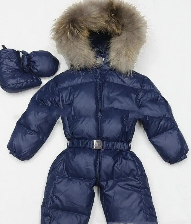 Épaissie super chaud d'une seule pièce coton manteau - Enfance-Heureuse