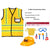 Children's Performance Wear Firefighter Worker Professional Role Play