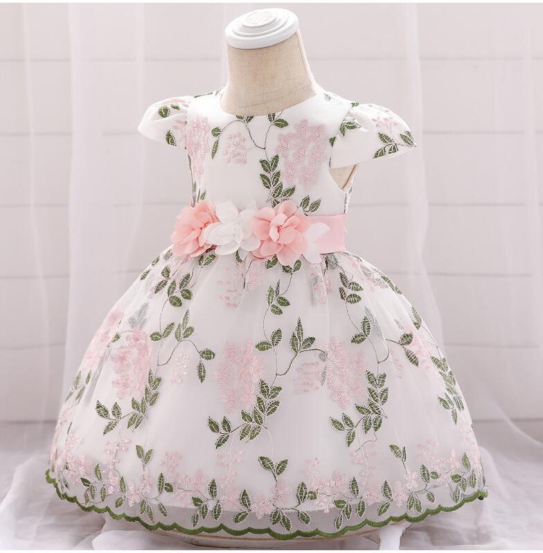 summer children's clothing new baby birthday party wedding dress skirt girls fluffy dress - Enfance-Heureuse