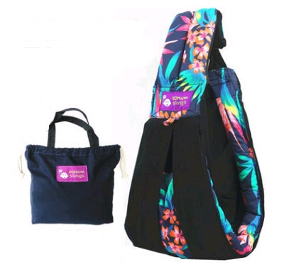 Cotton breathable sling baby carrier baby bag back pocket - Enfance-Heureuse