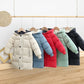 Children's down padded jacket thick mid-length - Enfance-Heureuse