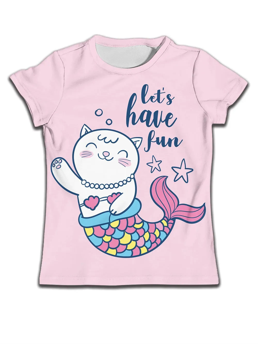 Children Boy T-shirt Clothes Casual Soft T-shirt Cute Cat Cartoon Pattern - Enfance-Heureuse