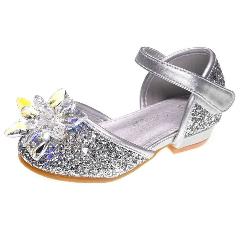 Filles cristal chaussures strass chaussures simples - Enfance-Heureuse