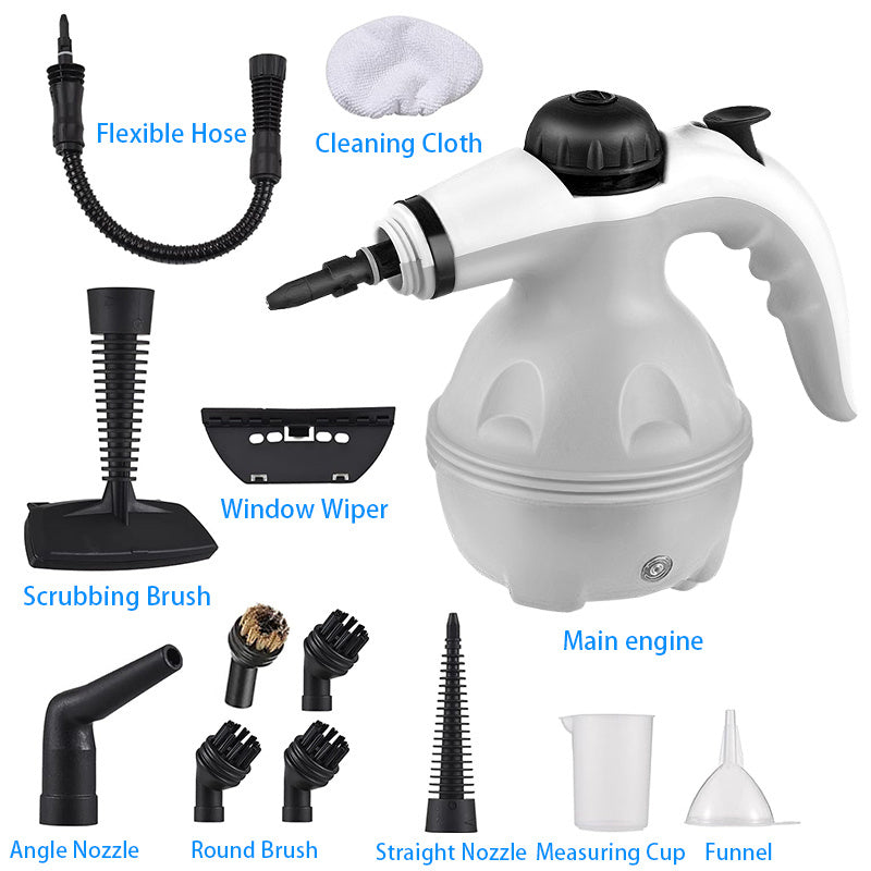 Grenade Steam Cleaner, Pressurized Handheld Cleaner For Household Use, Equipped With 12 Accessories, For Multiple Surfaces And A Powerful Home Steam Machine For Cleaning In Various Scenarios. - Enfance-Heureuse
