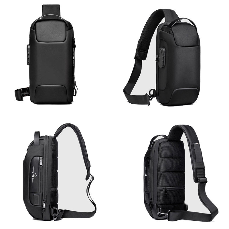 Men Chest Bag Messenger Bag Anti-theft Shoulder Bags Chest Bag Pack For Male - Enfance-Heureuse
